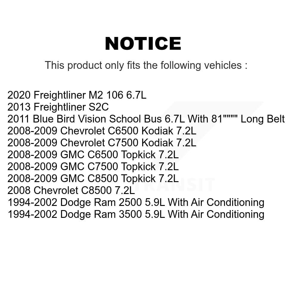 Kobra - KBR-5080810 - Main Drive Serpentine Belt image 9