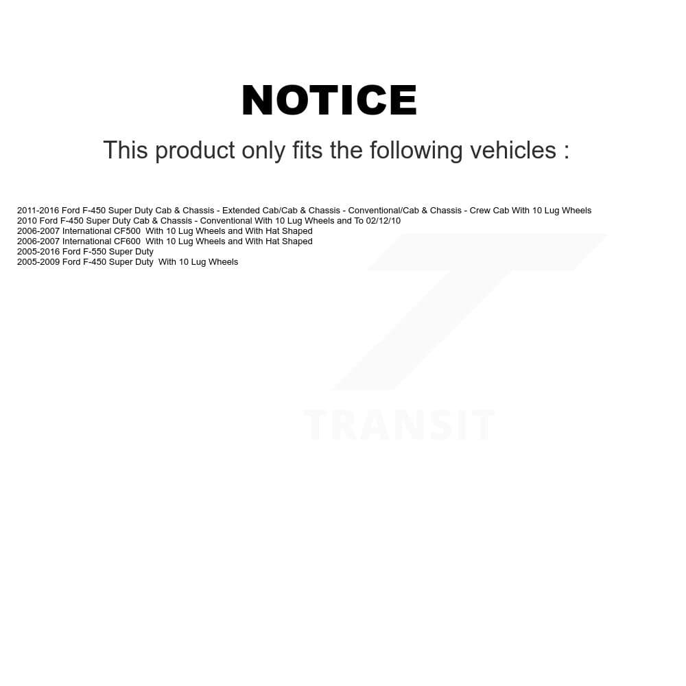 Transit Auto - KC8-100080N - Front Disc Brake Kits image 24