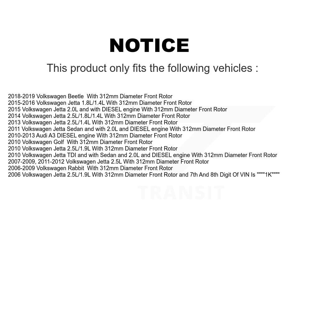 Transit Auto - KC8-100113N - Front Disc Brake Kits image 24