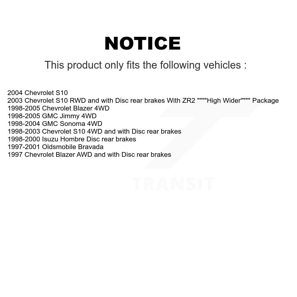 Transit Auto - KC8-100273T - Rear Disc Brake Kits image 24