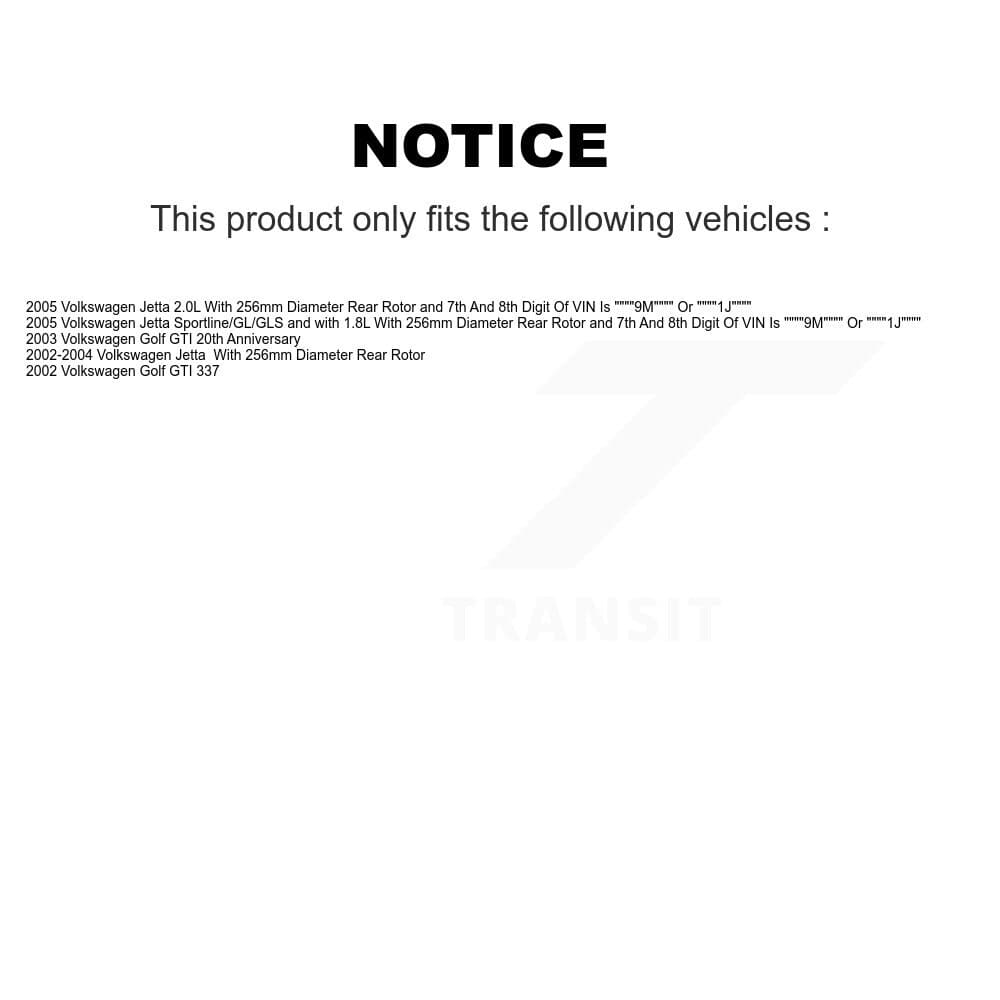 Transit Auto - KC8-100383S - Rear Disc Brake Kits image 24