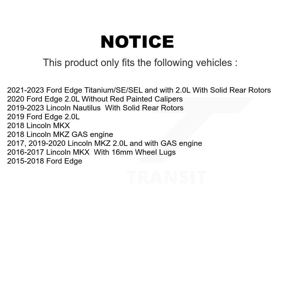 Transit Auto - KC8-100515P - Rear Disc Brake Kits image 24
