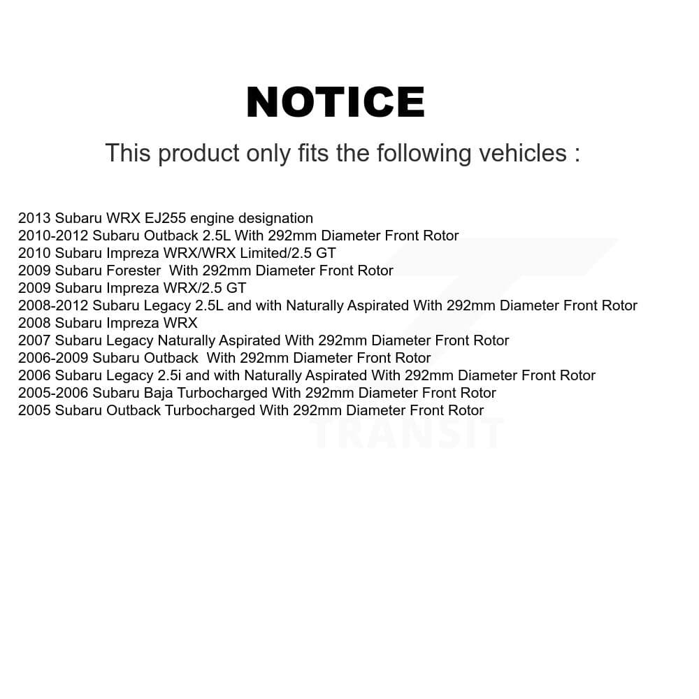 Transit Auto - KC8-100589T - Front Disc Brake Kits image 24
