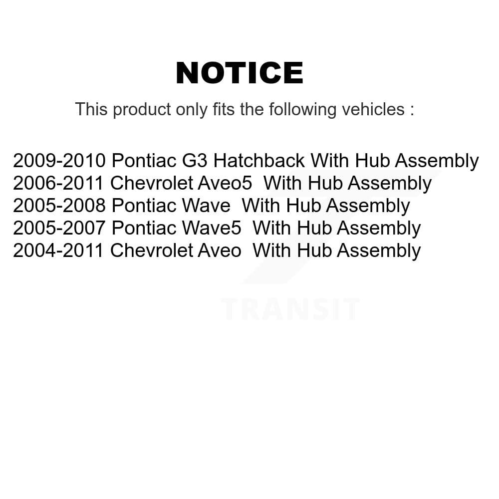 Transit Auto - KC8-100854C - Front and Rear Disc Brake Kits image 24