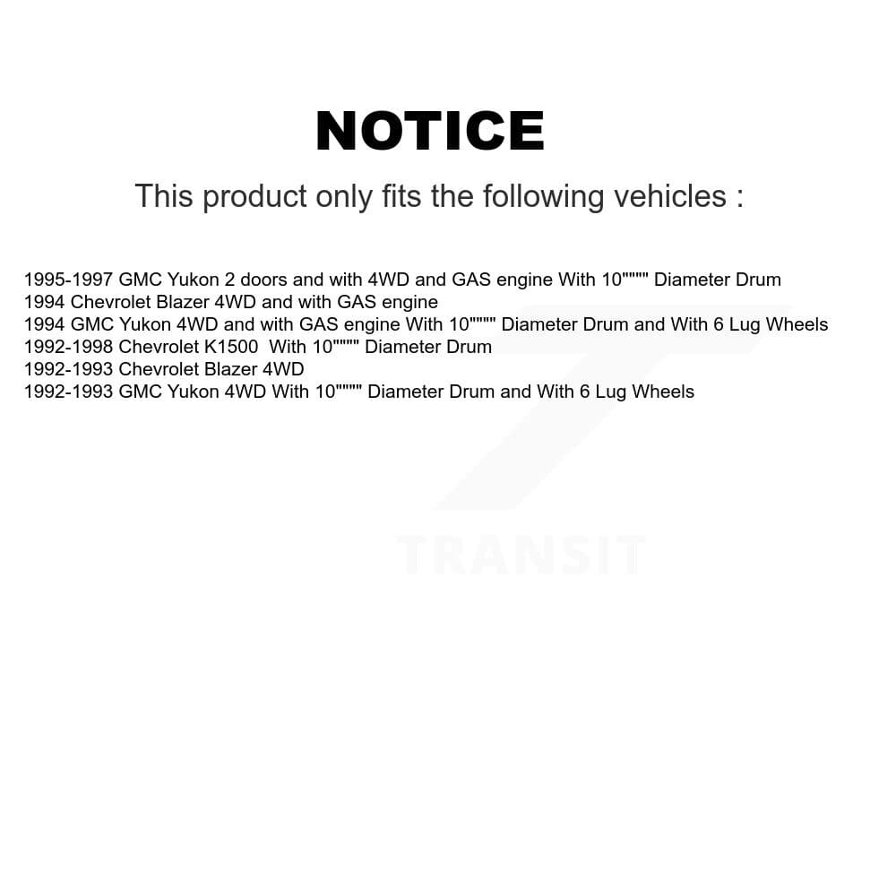 Transit Auto - KC8-100854T - Front and Rear Disc Brake Kits image 24