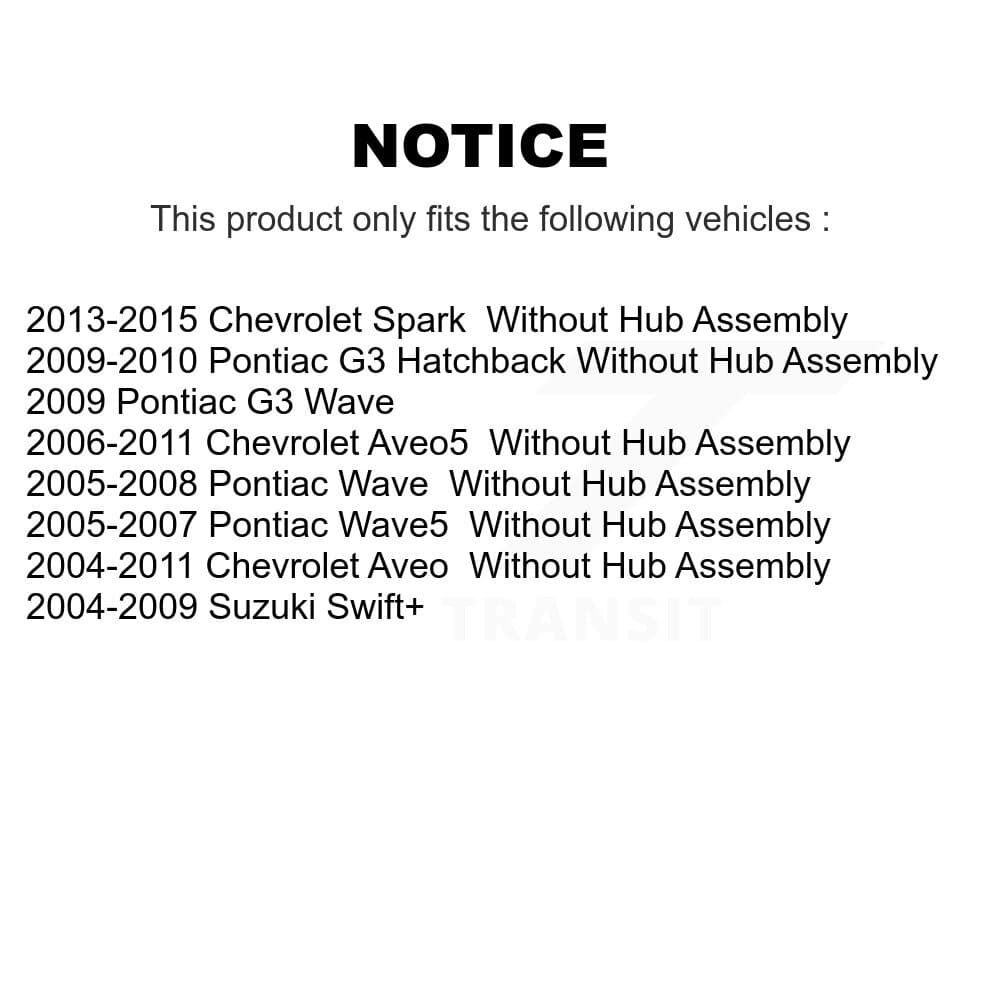 Transit Auto - KC8-100906P - Front and Rear Disc Brake Kits image 24