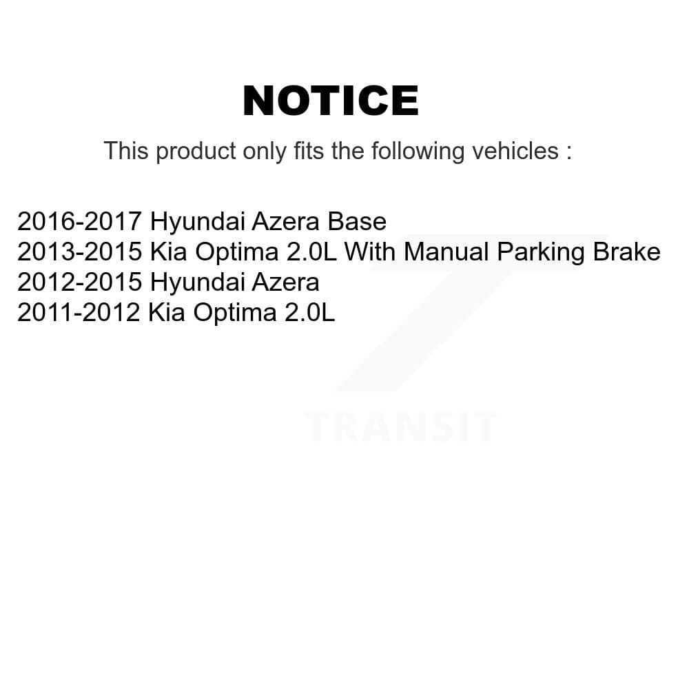 Transit Auto - KC8-100910N - Rear Disc Brake Kits image 24
