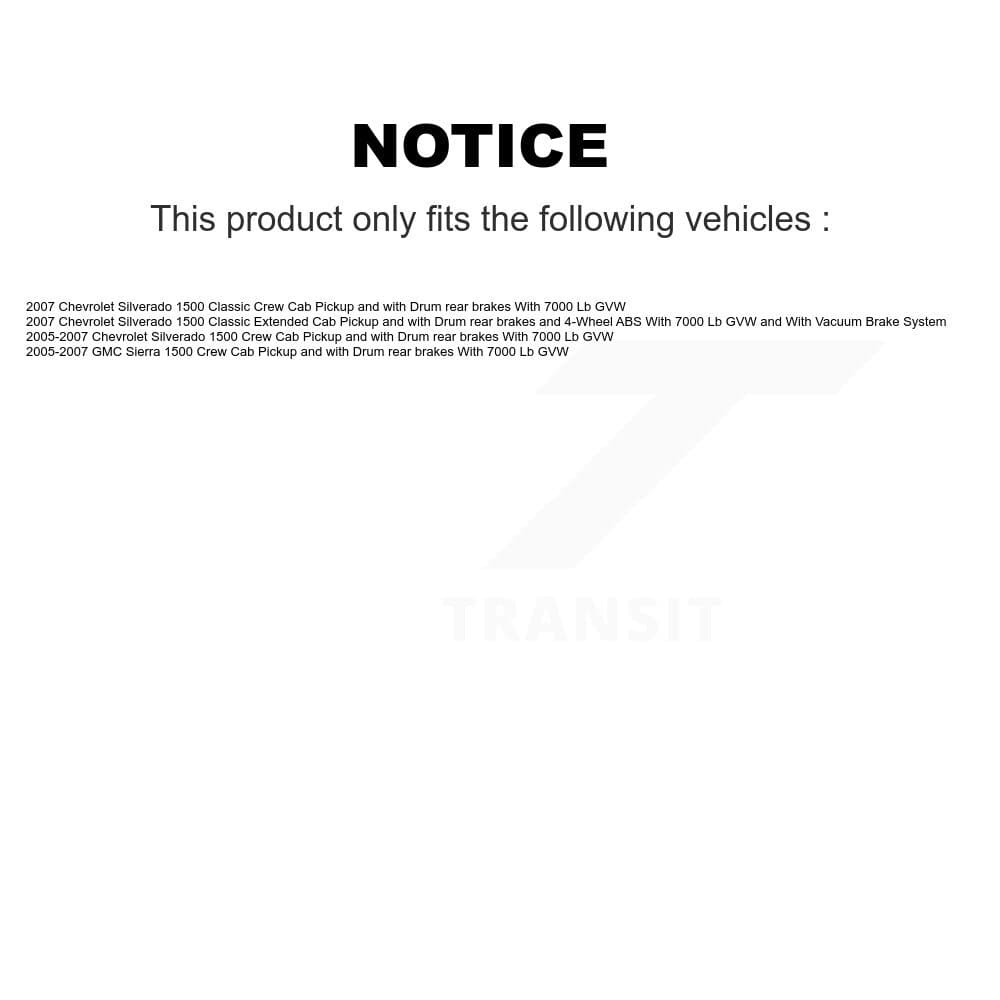 Transit Auto - KC8-100934P - Front and Rear Disc Brake Kits image 24