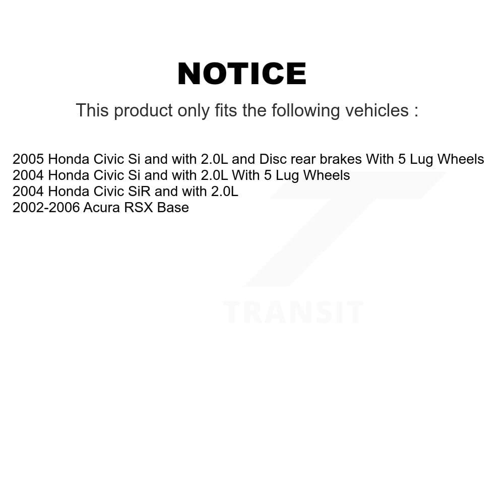 Transit Auto - KC8-100947S - Front and Rear Disc Brake Kits image 24