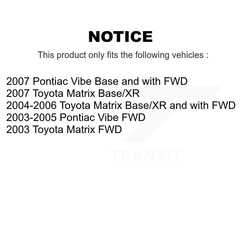 Transit Auto - KC8-100953T - Front and Rear Disc Brake Kits image 24