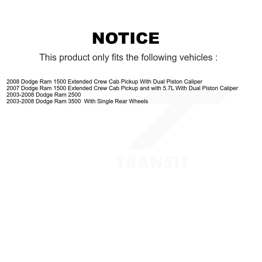 Transit Auto - KC8-100983T - Front and Rear Disc Brake Kits image 24