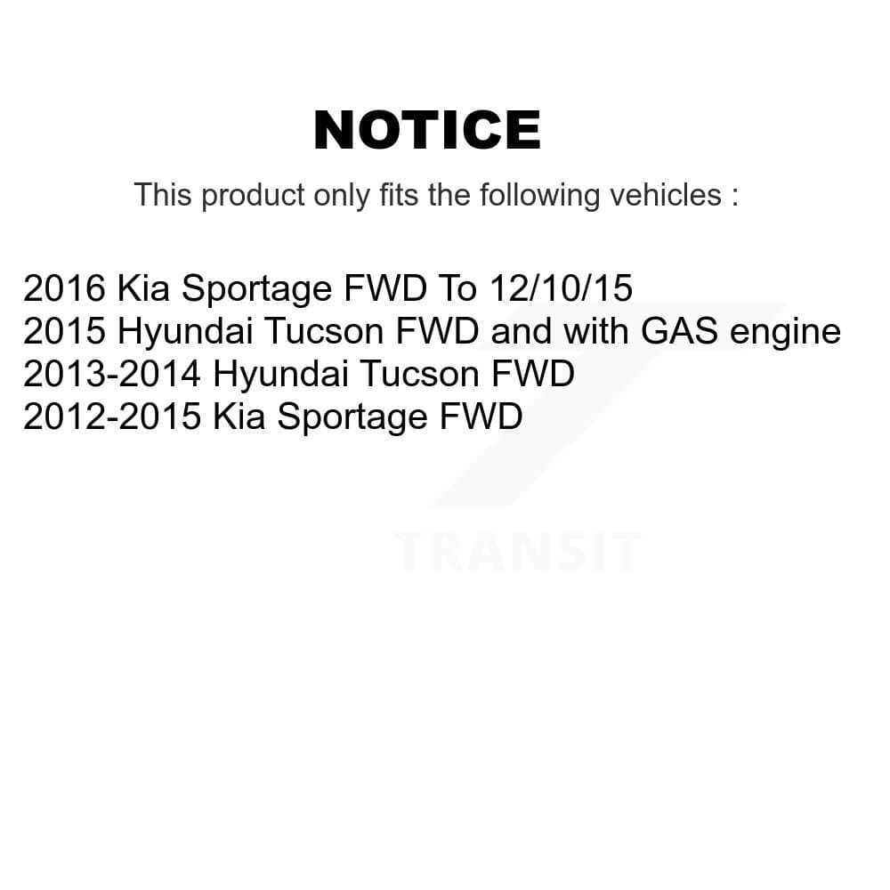 Transit Auto - KC8-101151T - Front and Rear Disc Brake Kits image 24