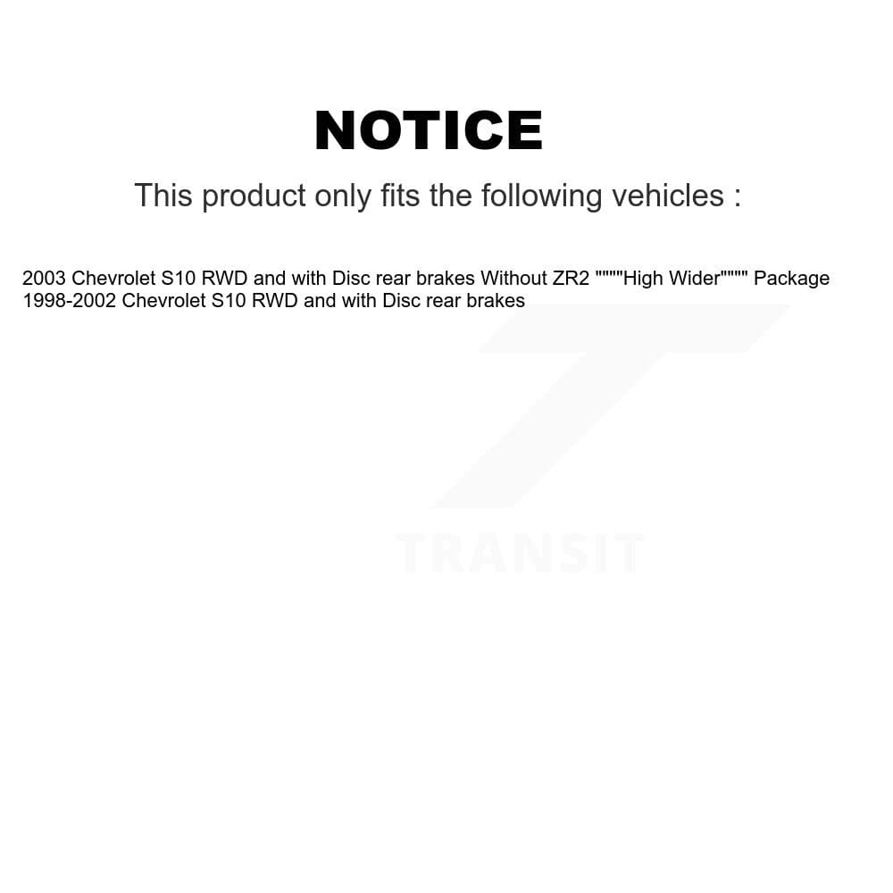 Transit Auto - KC8-101203N - Rear Disc Brake Kits image 24