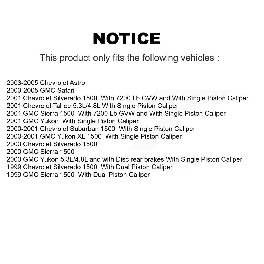 CMX - KC8-101254C - Front and Rear Disc Brake Kits image 24