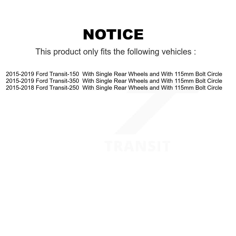 Transit Auto - KC8-101366T - Front Disc Brake Kits image 24