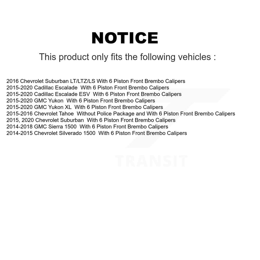 Transit Auto - KC8-101379T - Front and Rear Disc Brake Kits image 24