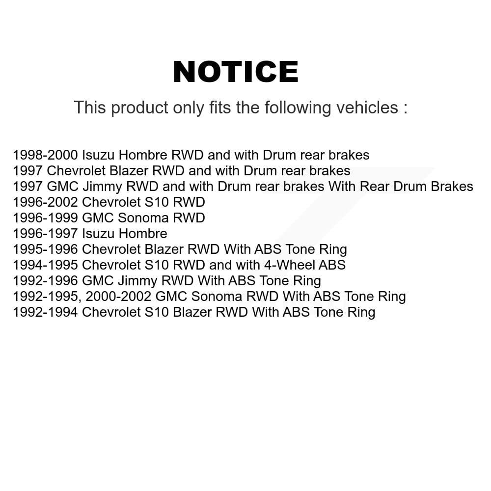 Transit Auto - KC8-101395N - Front and Rear Disc Brake Kits image 24