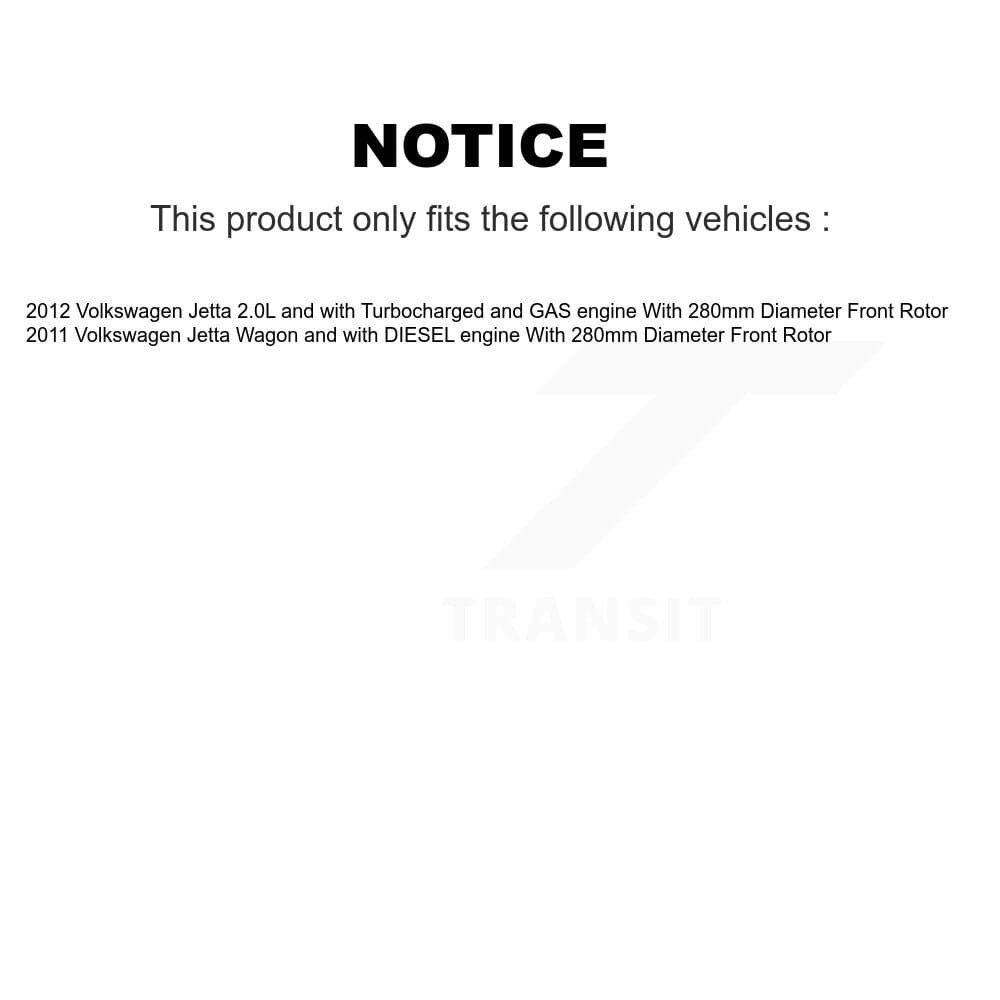 Transit Auto - KC8-101443N - Front and Rear Disc Brake Kits image 24