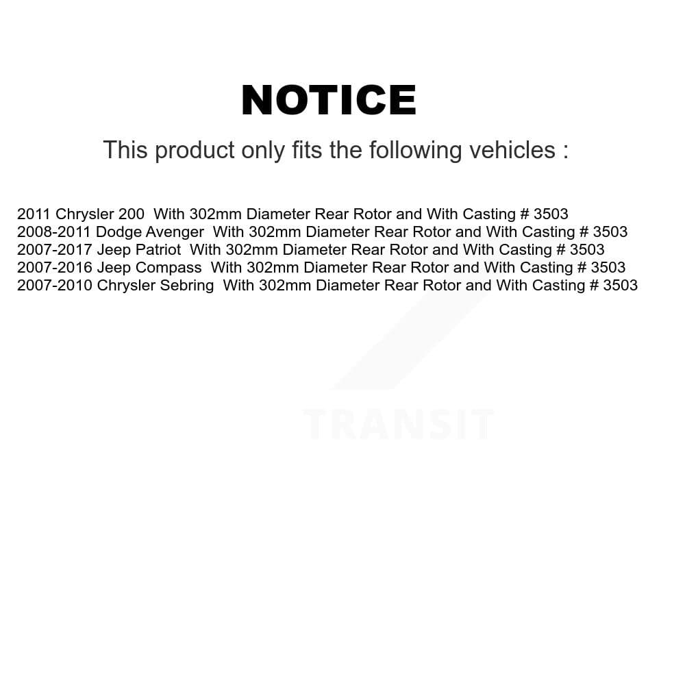 Transit Auto - KC8-102011N - Front and Rear Disc Brake Kits image 24