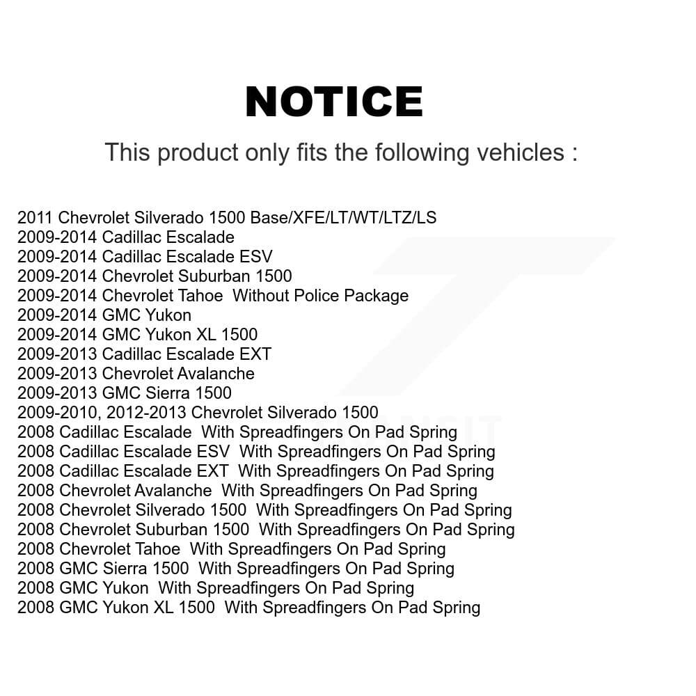 Transit Auto - KC8-102519N - Front and Rear Disc Brake Kits image 24