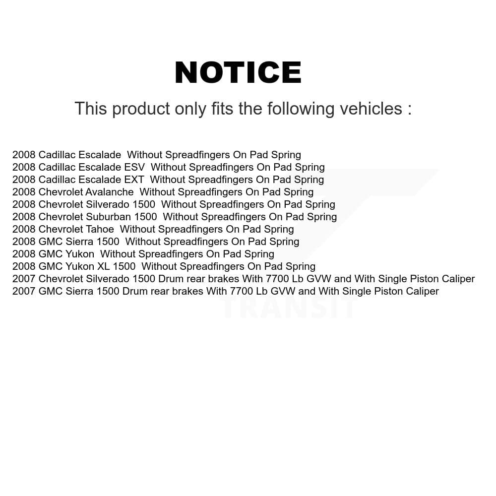 Transit Auto - KC8-102539N - Front and Rear Disc Brake Kits image 24