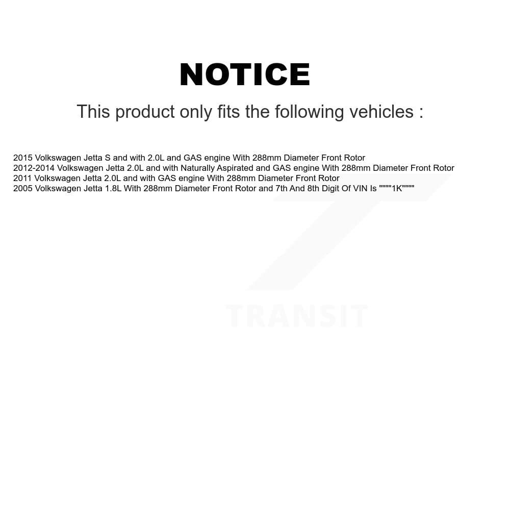 Transit Auto - KCD-100063N - Front Disc Brake Kits image 24
