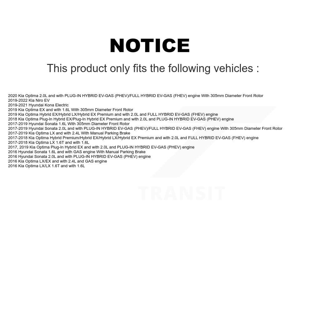 Transit Auto - KCD-100104C - Front Disc Brake Kits image 24