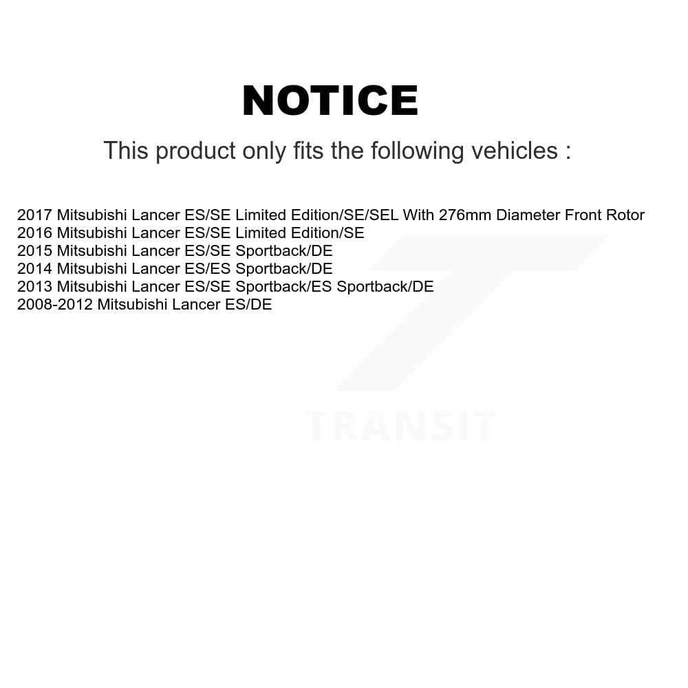 Transit Auto - KCD-100112T - Front Disc Brake Kits image 24