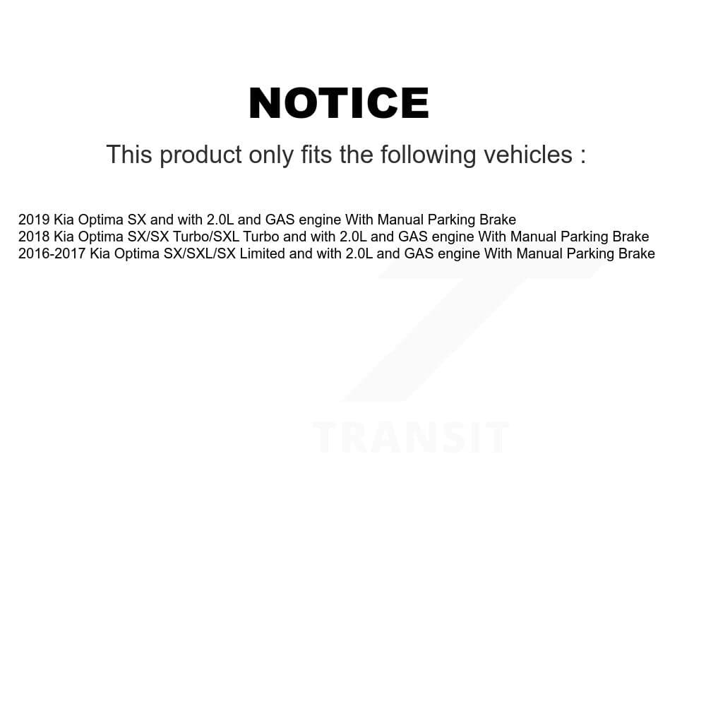 Transit Auto - KCD-100226T - Front and Rear Disc Brake Kits image 24