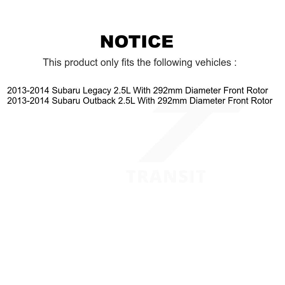 Transit Auto - KCD-100273P - Front and Rear Disc Brake Kits image 24