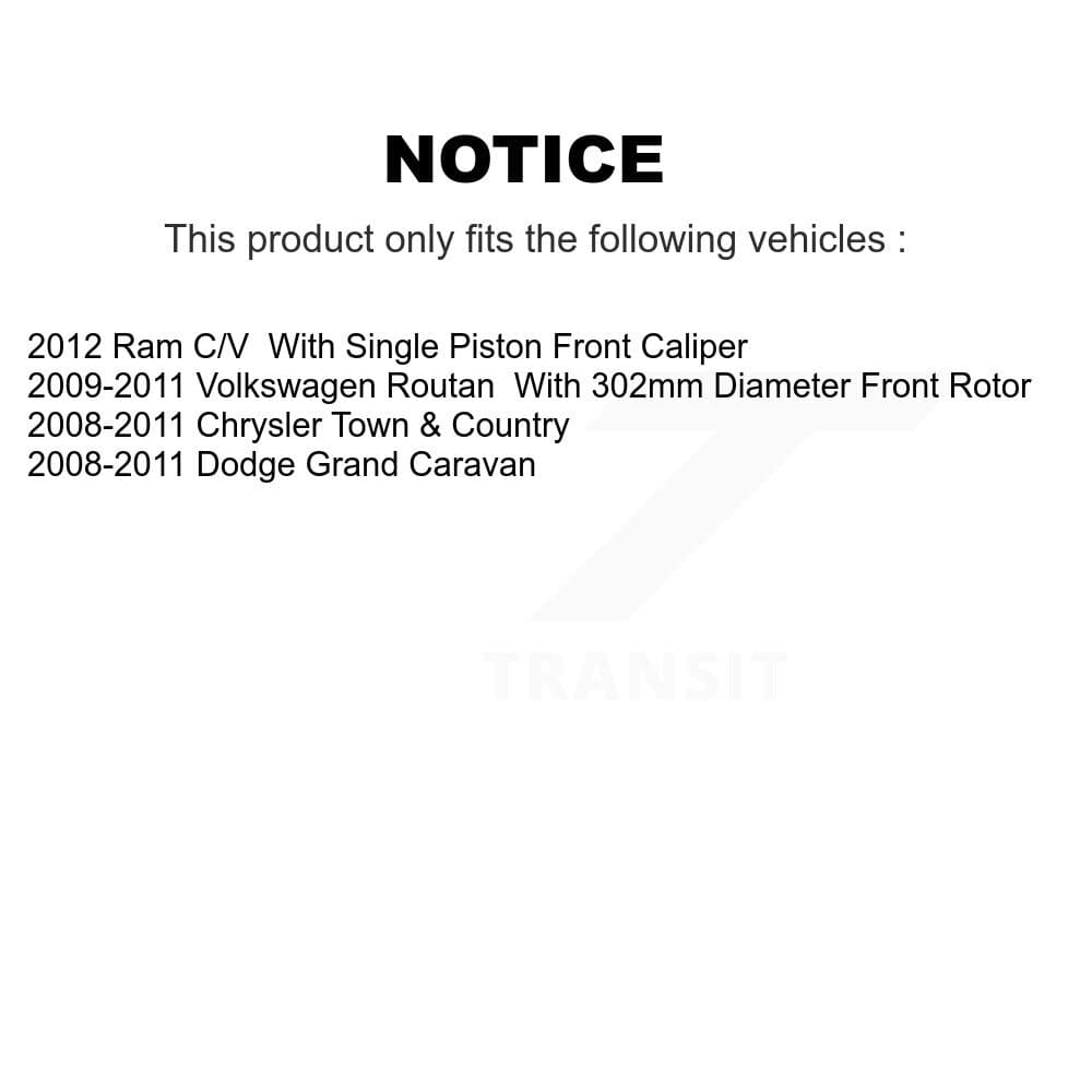 Transit Auto - KCD-100280N - Front Disc Brake Kits image 24