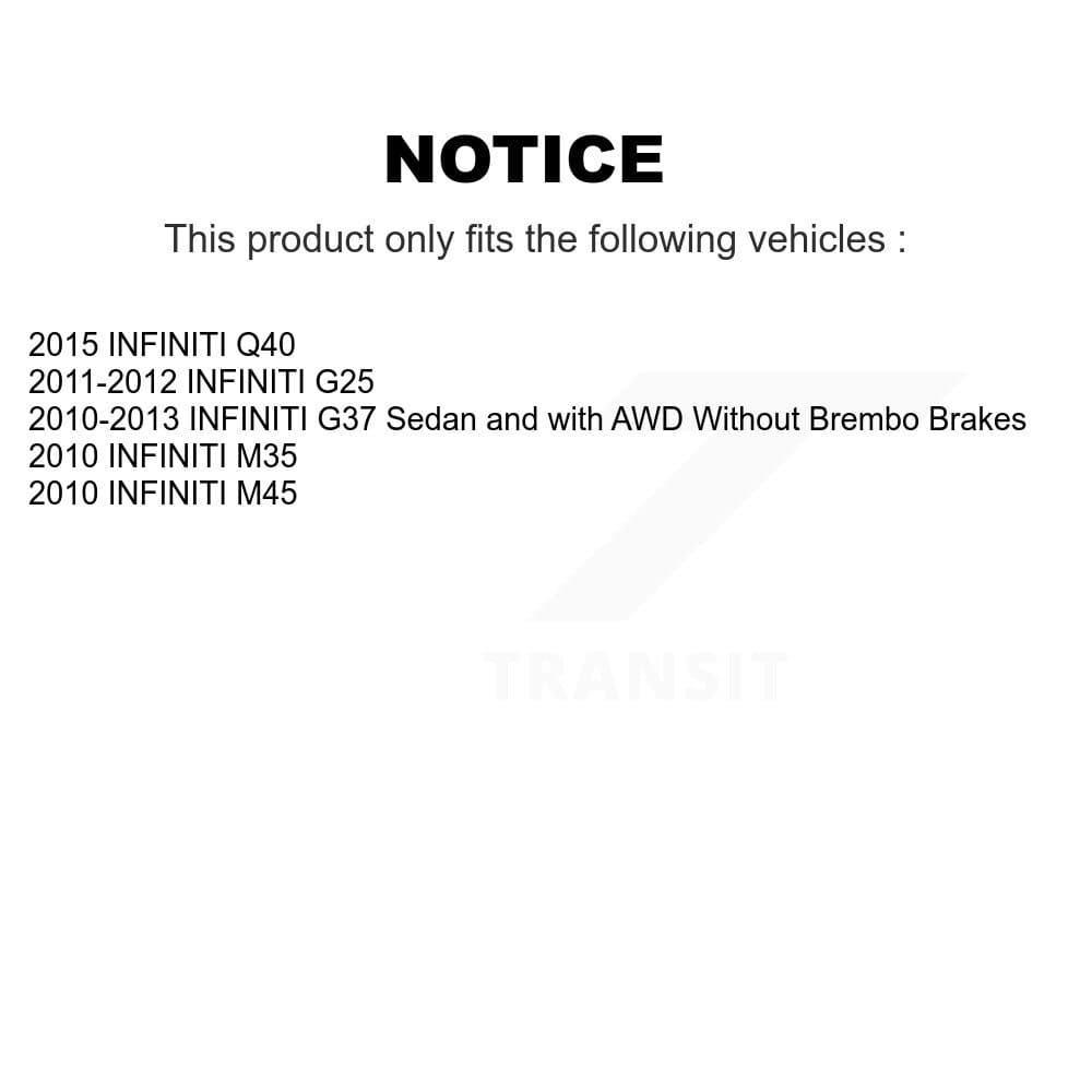 Transit Auto - KCD-100395S - Front and Rear Disc Brake Kits image 24