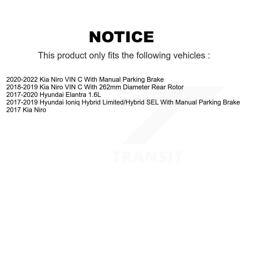 Transit Auto - KCD-100454C - Rear Disc Brake Kits image 24