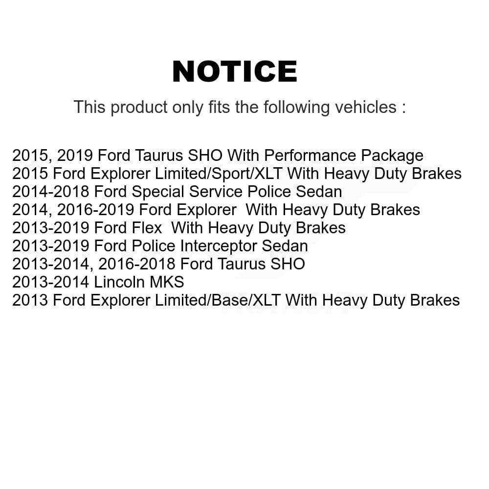 Transit Auto - KCD-100474N - Front and Rear Disc Brake Kits image 24