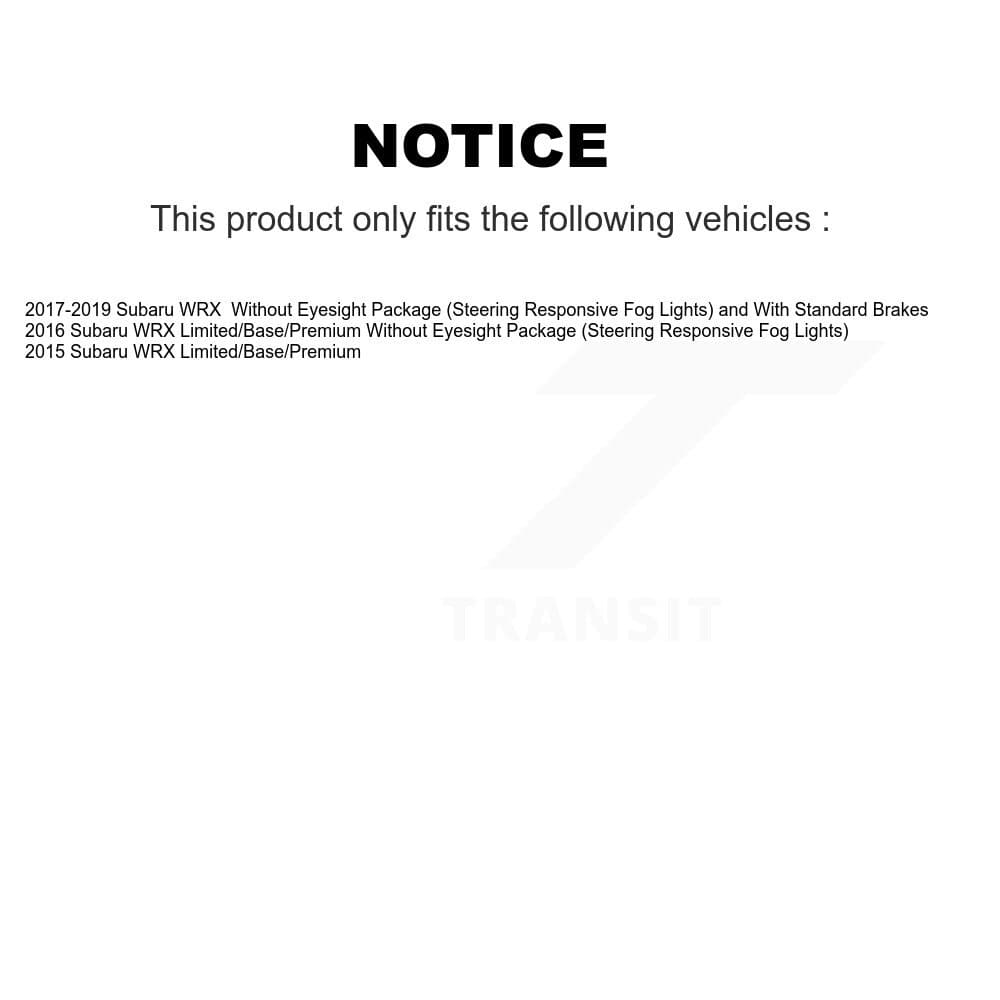 Transit Auto - KCD-100539C - Rear Disc Brake Kits image 24