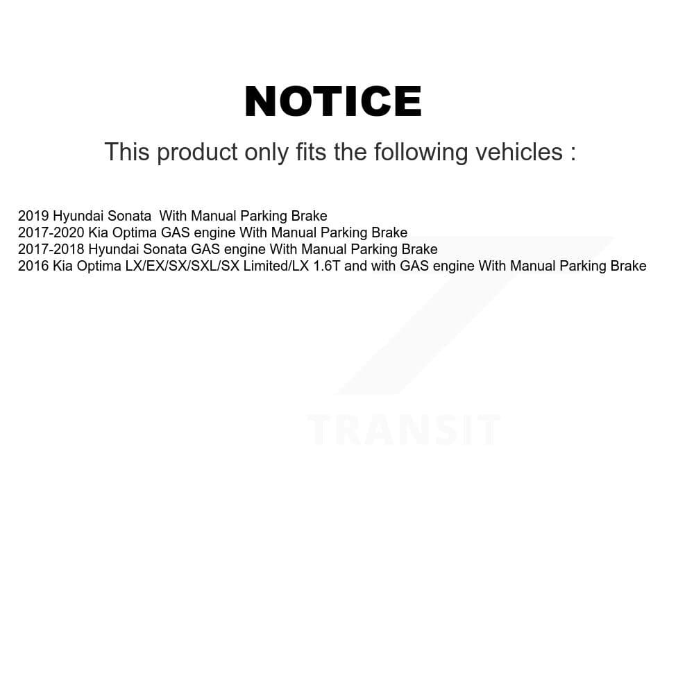 Transit Auto - KCD-100564P - Rear Disc Brake Kits image 24