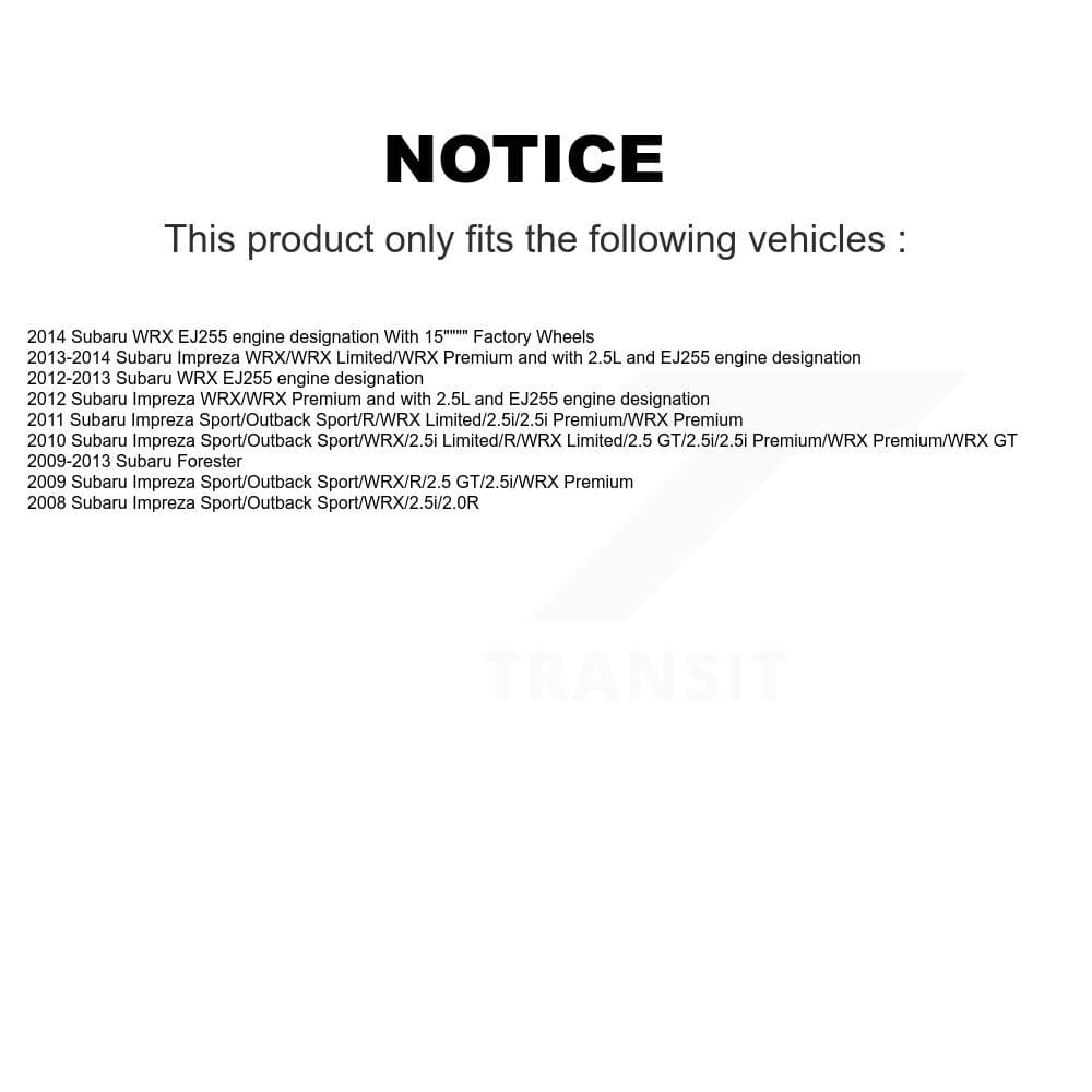 Transit Auto - KCD-100575P - Rear Disc Brake Kits image 24