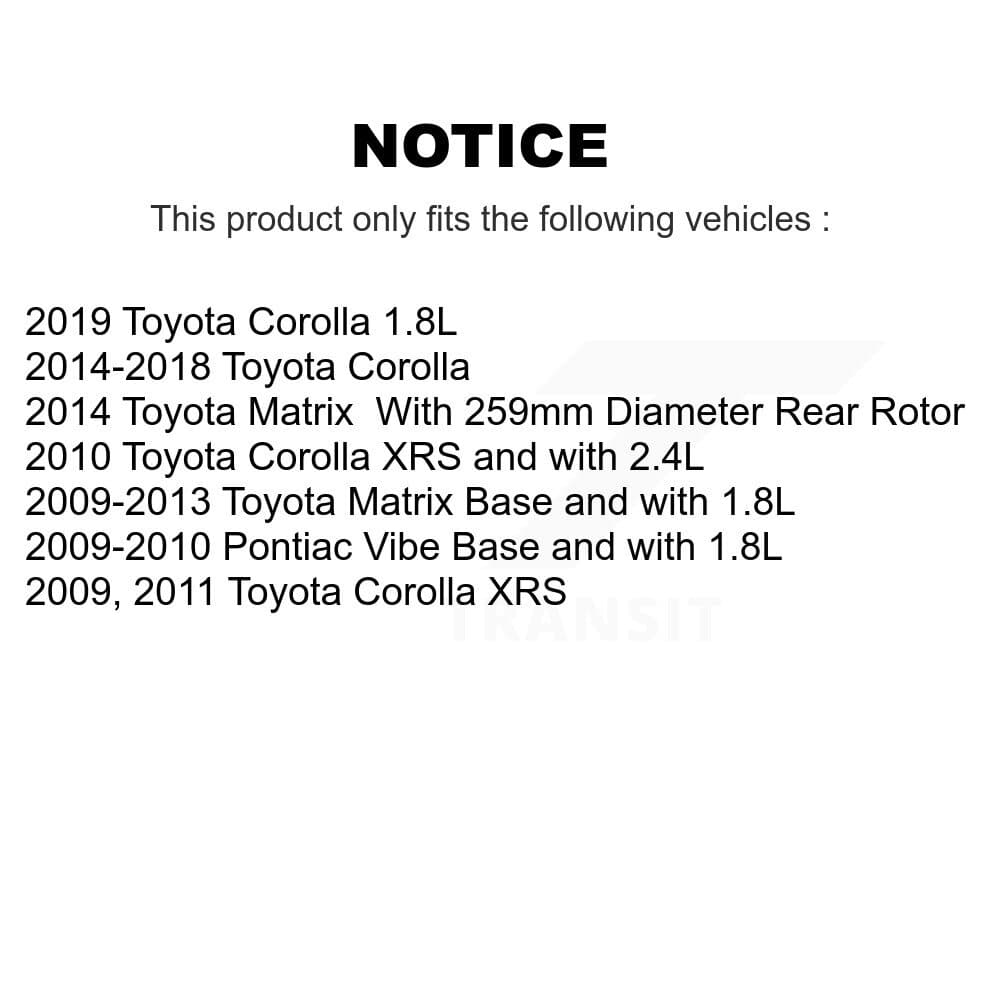 Transit Auto - KCD-100645C - Rear Disc Brake Kits image 24