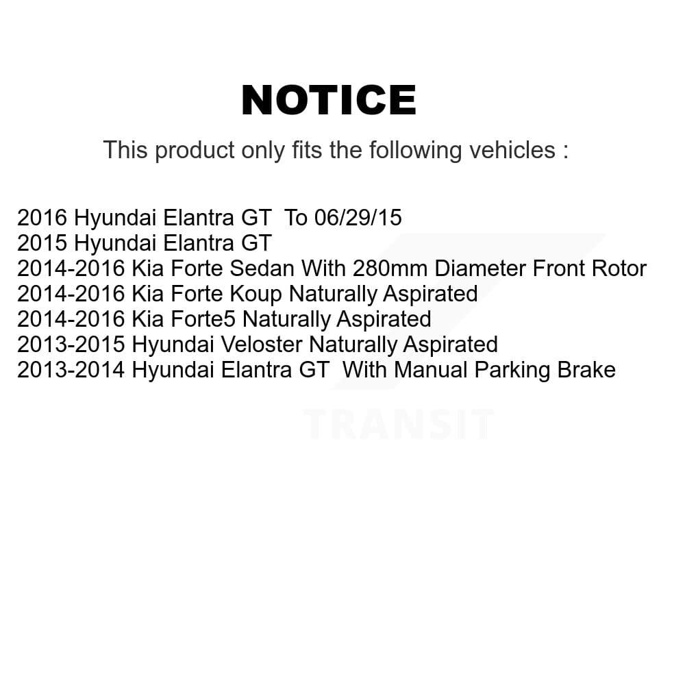 Transit Auto - KCD-101101N - Front and Rear Disc Brake Kits image 24