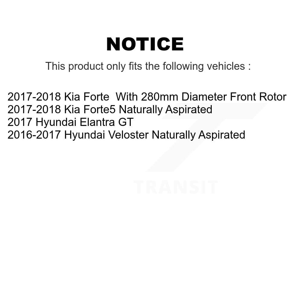 Transit Auto - KCD-101110N - Front and Rear Disc Brake Kits image 24