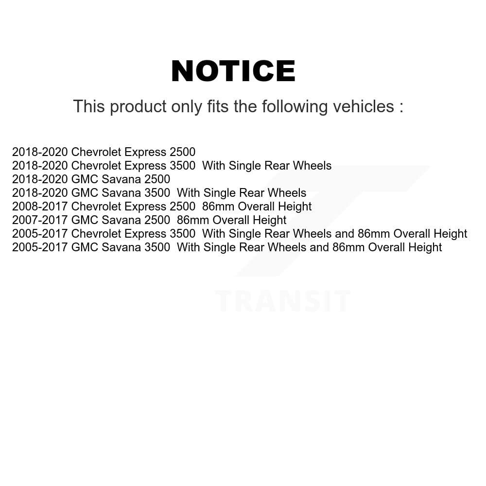 Transit Auto - KCD-101323N - Rear Disc Brake Kits image 24