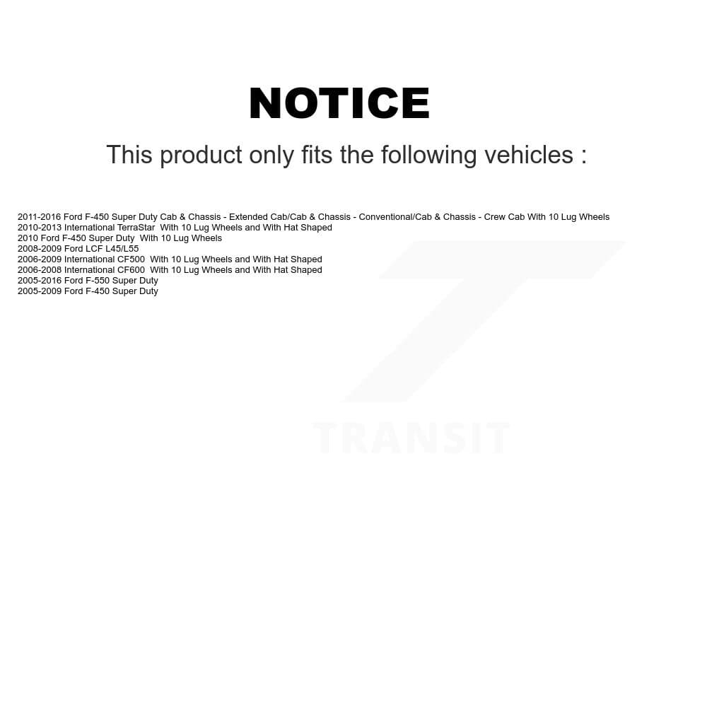 Transit Auto - KCD-101335N - Rear Disc Brake Kits image 24