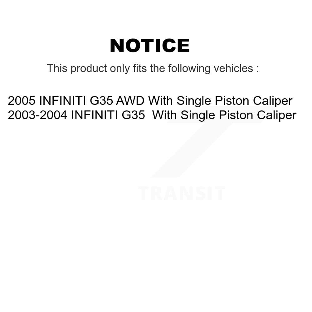Transit Auto - KCD-101529N - Rear Disc Brake Kits image 24