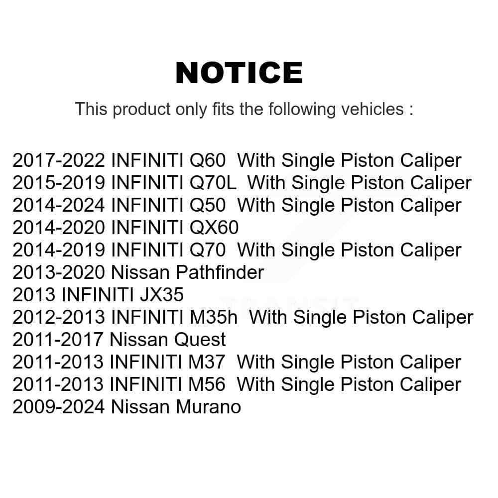 Transit Auto - KCD-101538N - Rear Disc Brake Kits image 24
