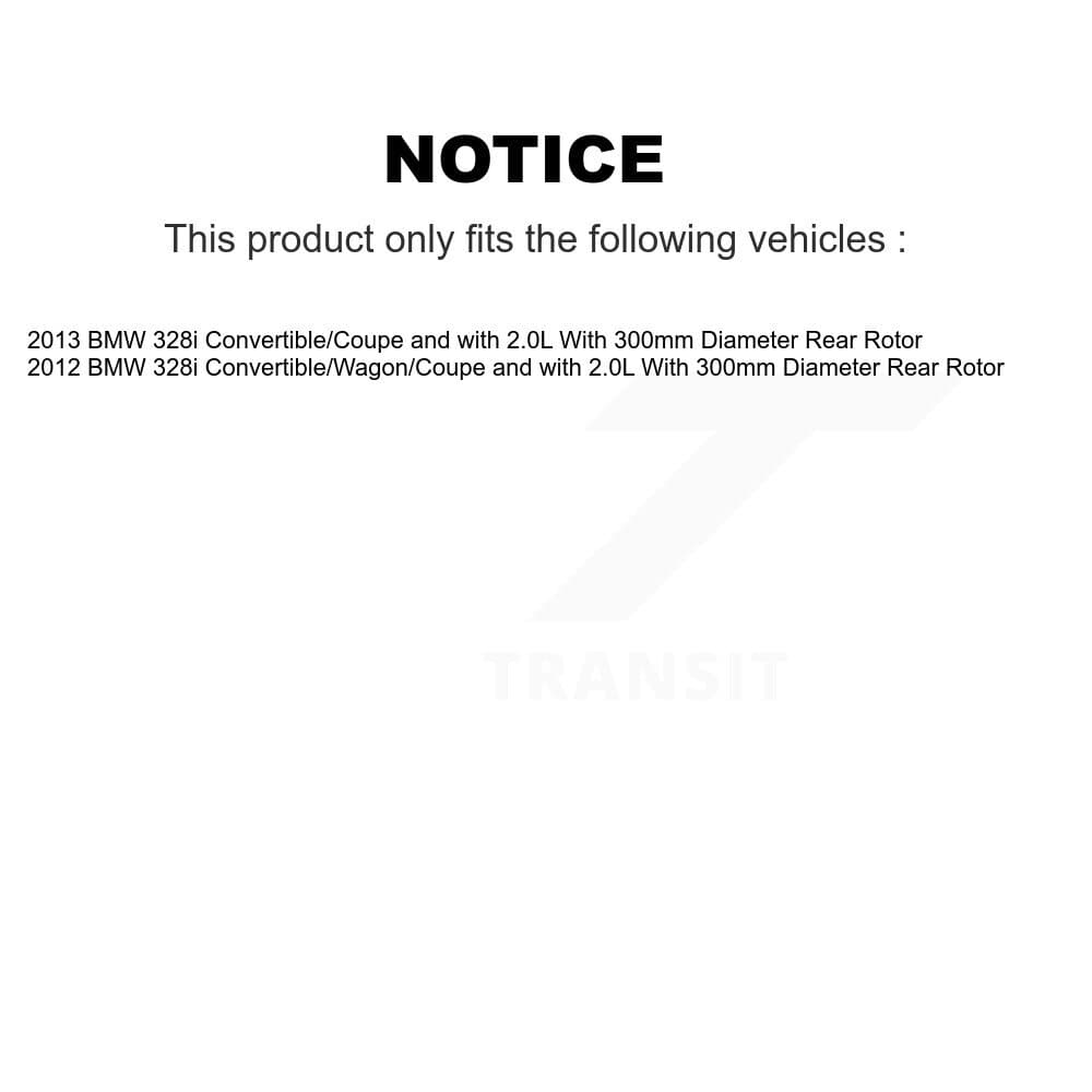 Transit Auto - KCD-101622N - Rear Disc Brake Kits image 24