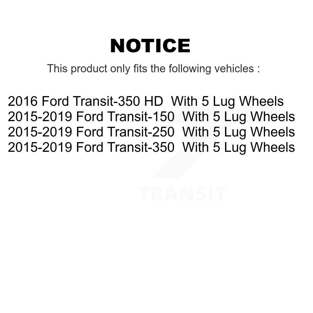 Transit Auto - KCG-100044C - Rear Disc Brake Kits image 24