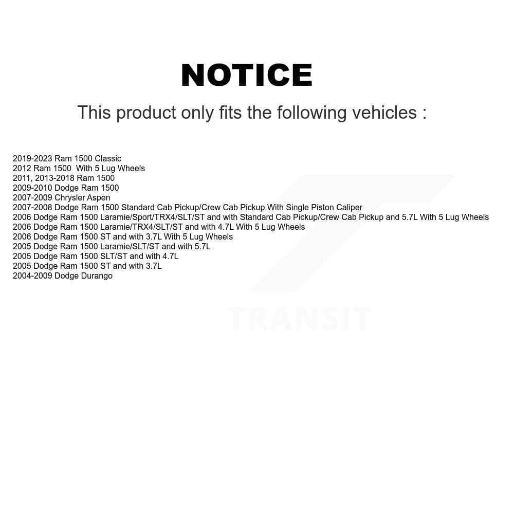 Transit Auto - KCG-100087P - Rear Disc Brake Kits image 24