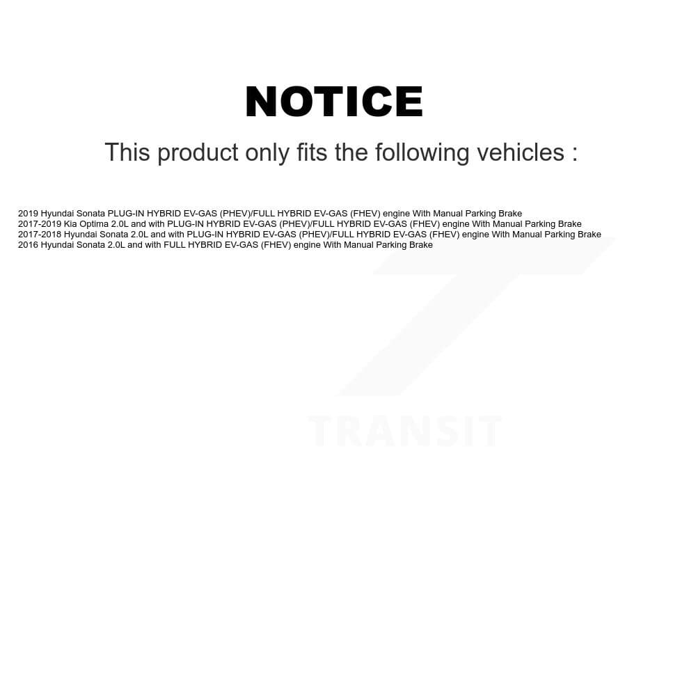 Transit Auto - KCG-100192C - Rear Disc Brake Kits image 24