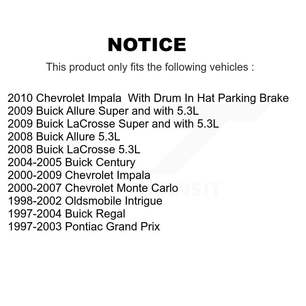 Transit Auto - KCG-100217S - Rear Disc Brake Kits image 24