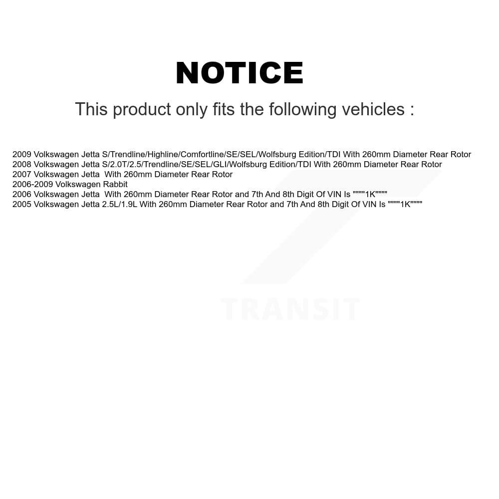 Transit Auto - KCG-100226S - Rear Disc Brake Kits image 24
